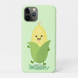 かわいいハッピーコーン漫画イラストレーション iPhone 11 PROケース