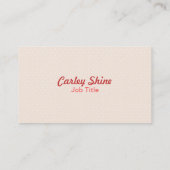 かわいいハッピーサンの名刺 名刺 (裏面)