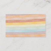 かわいいハッピーサンシャインブックベビーベビーシャワー エンクロージャーカード (裏面)