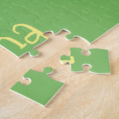 かわいいハッピーシェットランドポニー漫画イラストレーション ジグソーパズル (側面)