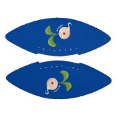 かわいいハッピーシードスプラウト漫画イラストレーション アメリカンフットボール (パネル)