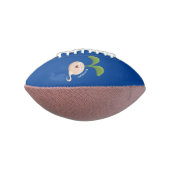 かわいいハッピーシードスプラウト漫画イラストレーション アメリカンフットボール (回転90)