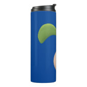 かわいいハッピーシードスプラウト漫画イラストレーション タンブラー (回転左)