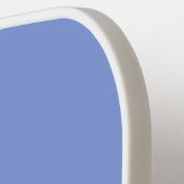 かわいいハッピーシールと魚の青い漫画イラストレーション ピックルボールラケット (左詳細)