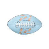 かわいいハッピージャンプ落花生の漫画イラストレーション アメリカンフットボール (正面)