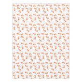 かわいいハッピージャンプ落花生の漫画イラストレーション テーブルクロス (正面)