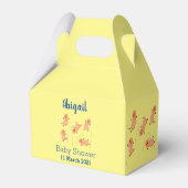 かわいいハッピージャンプ落花生の漫画イラストレーション フェイバーボックス (裏面サイド)