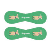 かわいいハッピージャージーの牛と花の漫画 野球ボール (パネル)