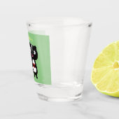 かわいいハッピースカンクアニメイラストレーション ショットグラス (右)