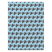 かわいいハッピースカンクアニメイラストレーション テーブルクロス (正面)