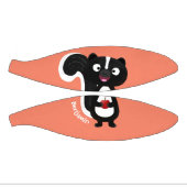 かわいいハッピースカンクアニメイラストレーション ミニバスケットボール (パネル)