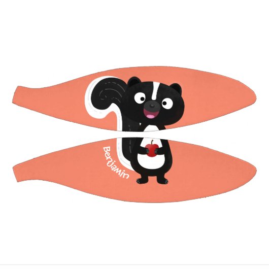 かわいいハッピースカンクアニメイラストレーション ミニバスケットボール (パネル)