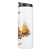 かわいいハッピースター&ビーンズコーヒー好パーソナライズされたき タンブラー (回転右)