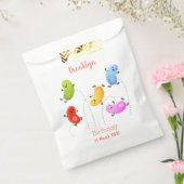 かわいいハッピーゼリービーンズ跳び漫画イラストレーション フェイバーバッグ (封をした状態)