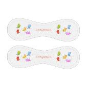 かわいいハッピーゼリービーンズ跳び漫画イラストレーション 野球ボール (パネル)