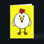かわいいハッピーチキン カード<br><div class="desc">かわいいハッピーチキン</div>