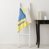 かわいいハッピーチョコレートキャンディバー漫画のキャラクター シェルパブランケット (インサイチュ)