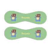 かわいいハッピーチョコレートキャンディバー漫画のキャラクター 野球ボール (パネル)