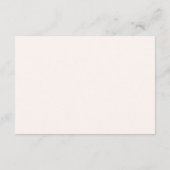 かわいいハッピーテディベア赤ちゃんシャワーサンキューカード エンクロージャーカード (裏面)