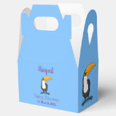 かわいいハッピートゥーカン漫画イラストレーション フェイバーボックス (オープン)