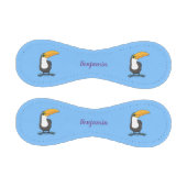 かわいいハッピートゥーカン漫画イラストレーション 野球ボール (パネル)