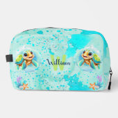 かわいいハッピートルボーイ海ターコイズ名 ドップキット (正面)