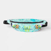 かわいいハッピートルボーイ海ターコイズ名 ファニーパック (正面)