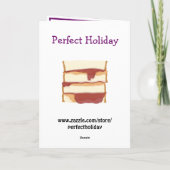 かわいいハッピーナショナルピーナッツバター&ジェリーデーのカード カード (裏面)