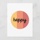 かわいいハッピーハガキ ポストカード (正面)