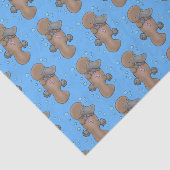 かわいいハッピーハッピーベビーのカートゥーイラストレーション 薄葉紙 (詳細)