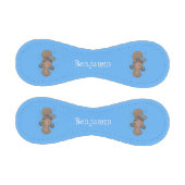 かわいいハッピーハッピーベビーのカートゥーイラストレーション 野球ボール (パネル)