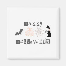 かわいいハッピーハロウィンのかぼちゃと猫の秋