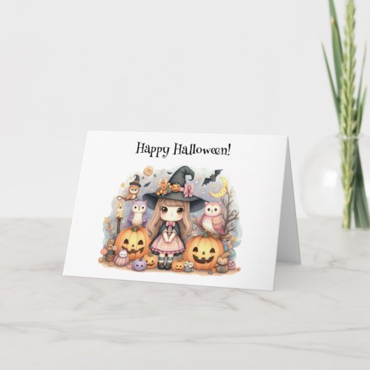 かわいいハッピーハロウィン♪ カード (正面)