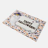 かわいいハッピーハロウィン ドアマット (アングル)