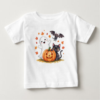 かわいいハッピーハロウィンTシャツ ベビーTシャツ