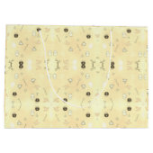 かわいいハッピーハローウィンのトリックまたはトリート ラージペーパーバッグ (裏面)