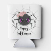 かわいいハッピーハローウィンスパイダークーラーボックス 缶クーラー (裏面)