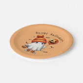 かわいいハッピーハローウィンパーティー紙プレート ペーパープレート (アングル)