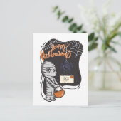 かわいいハッピーハローウィンメール ポストカード (スタンド正面)