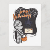 かわいいハッピーハローウィンメール ポストカード (正面)
