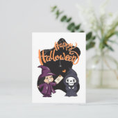 かわいいハッピーハローウィンメール ポストカード (スタンド正面)
