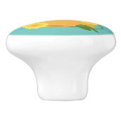 かわいいハッピーバターナットカボチャのグルドマンガ セラミックノブ (側面)