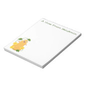 かわいいハッピーバターナットカボチャのグルドマンガ ノートパッド (回転)