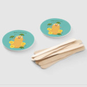 かわいいハッピーバターナットカボチャのグルドマンガ ハンドファン (組立なし)