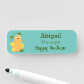 かわいいハッピーバターナットカボチャのグルドマンガ 名札 (インサイチュ)