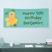 かわいいハッピーバターナットカボチャのグルドマンガ 横断幕 (トレードショー)