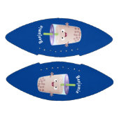 かわいいハッピーバブルティーボバ漫画のキャラクター アメリカンフットボール (パネル)