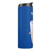 かわいいハッピーバブルティーボバ漫画のキャラクター タンブラー (回転左)