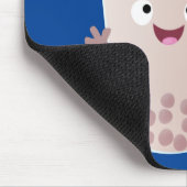 かわいいハッピーバブルティーボバ漫画のキャラクター マウスパッド (コーナー)