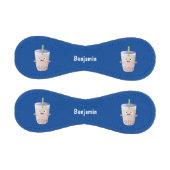 かわいいハッピーバブルティーボバ漫画のキャラクター 野球ボール (パネル)